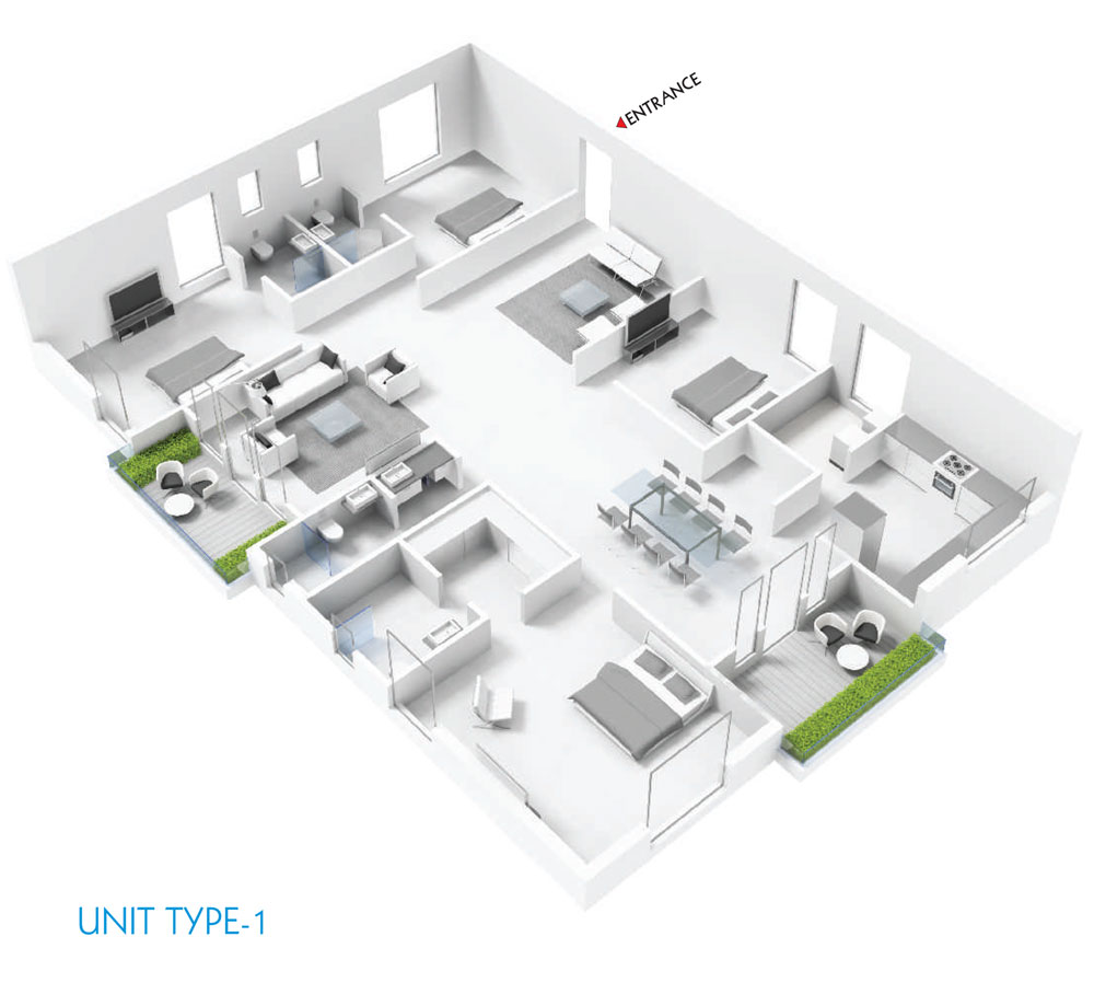 Aurum Apartments layout